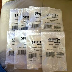 Lot of 7 Spirit+ Medical S9 & S10 Felt Pollen Filter
